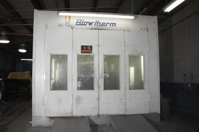 Blowtherm paint booth